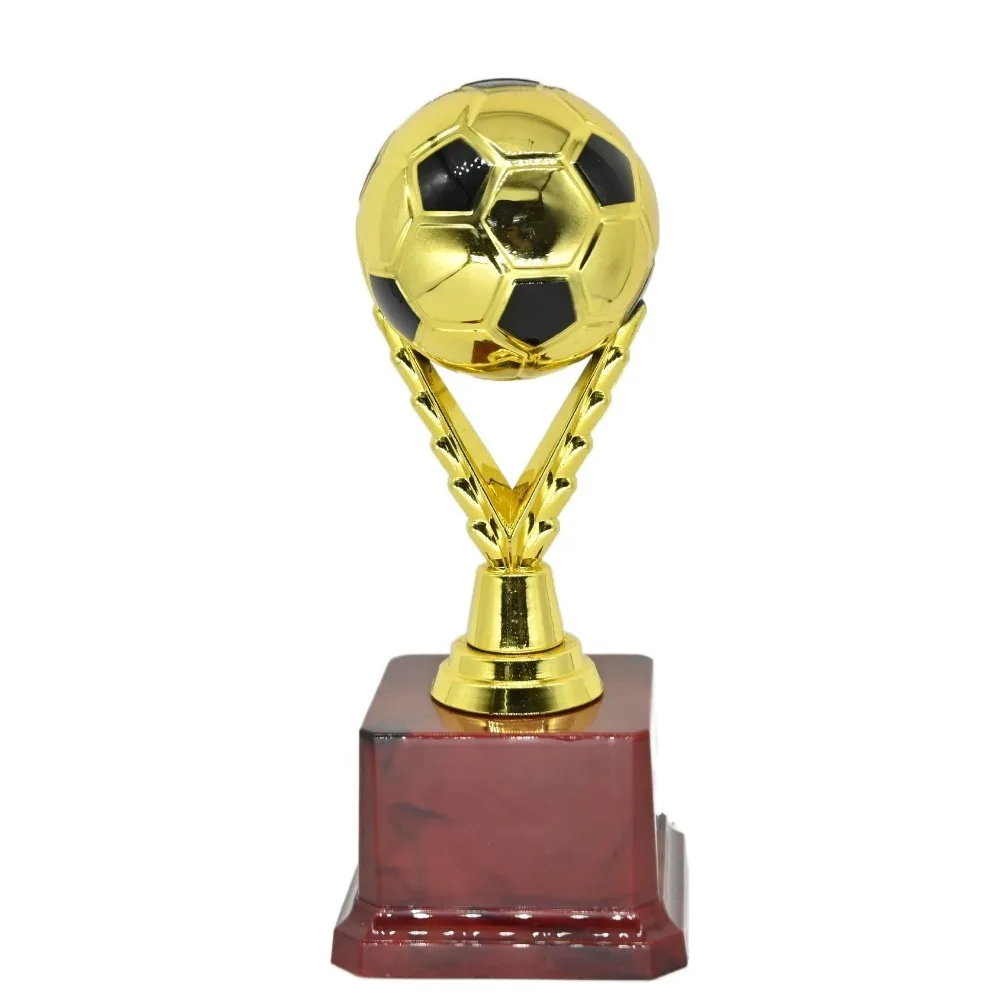 Premio de fútbol de varios tamaños de alta calidad, recuerdo de voleibol de plástico de Color dorado, medallas para niñas, suministro de recompensa, premio para niños