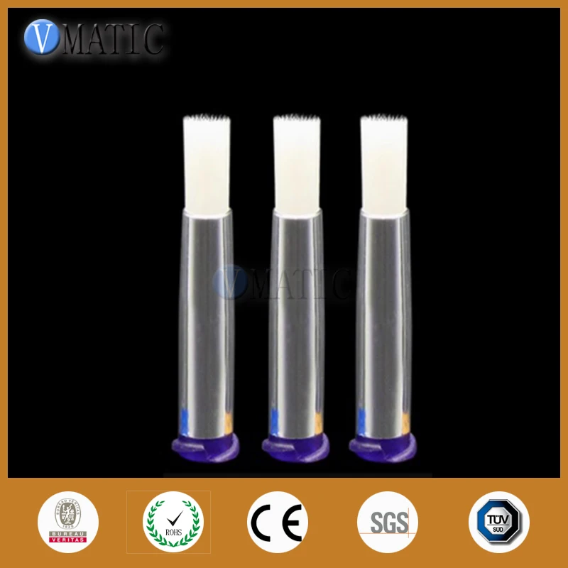 Free Shipping 21G Dia 6mm Wool Luer Lock Glue Dispensing Needle Brush