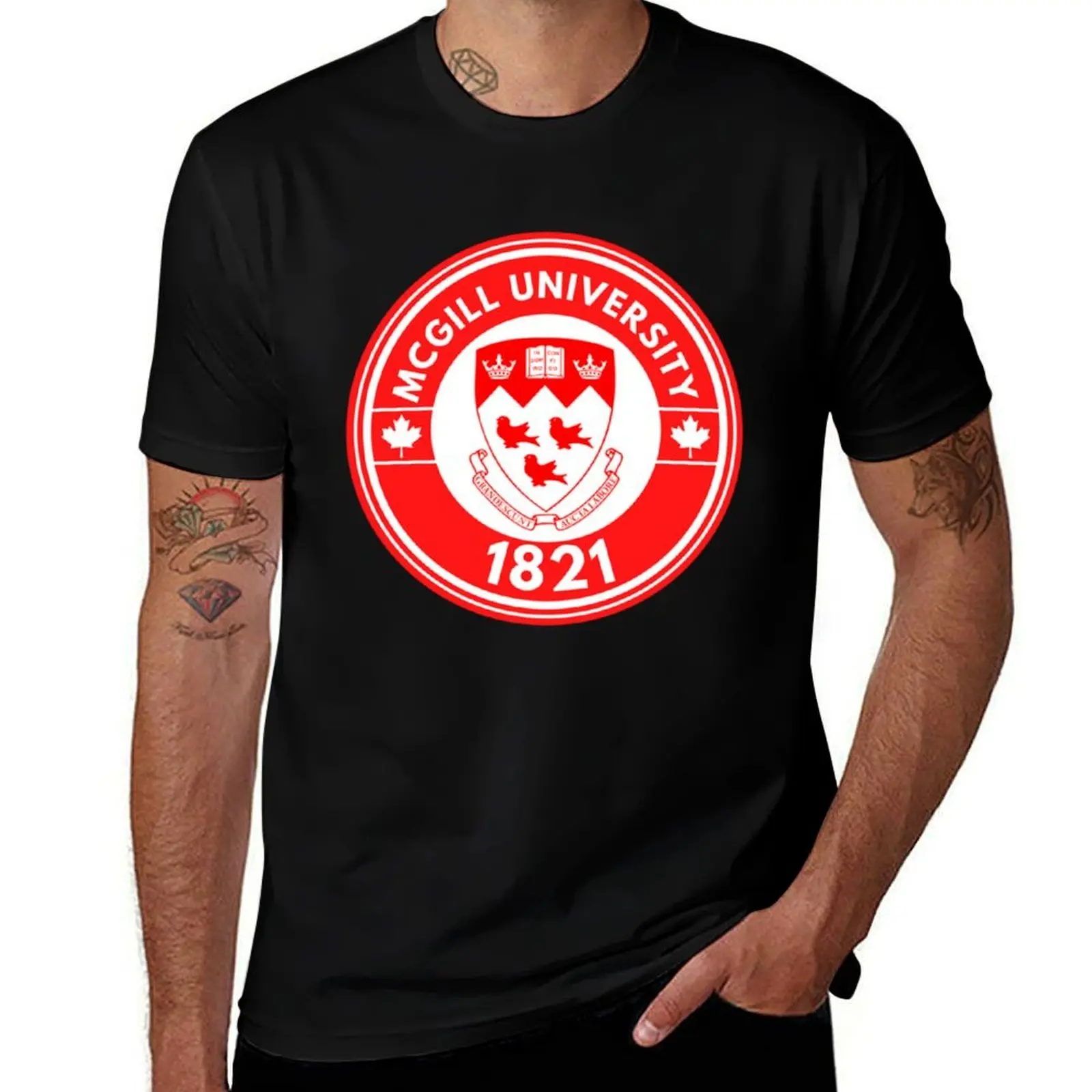 

Mcgill University T-Shirt t shirt man casual funny t shirts man man t shirt graphic T-shirt