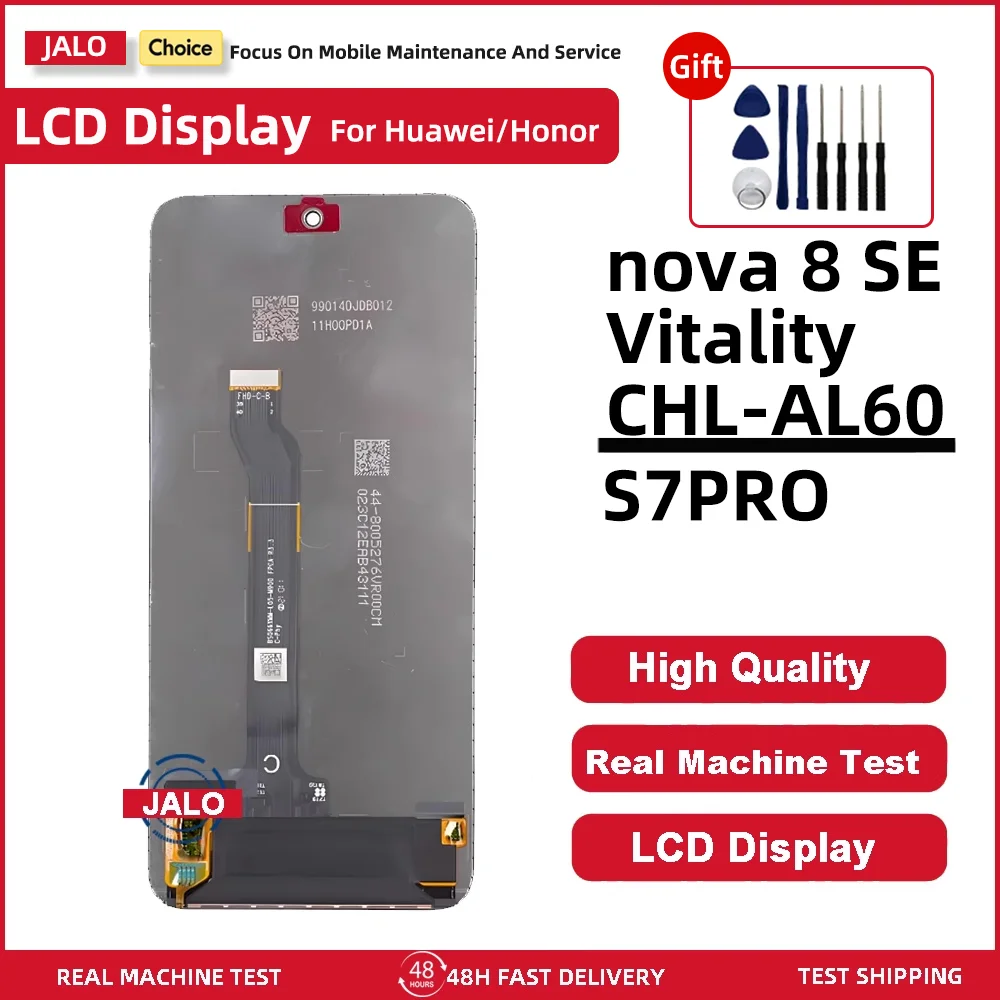 

JALO Premium Mobile Phone LCD Screens For Huawei Nova8SE Vitality CHL-AL00 S7PRO LCD Display Touch Screen LCD Panel Replacement