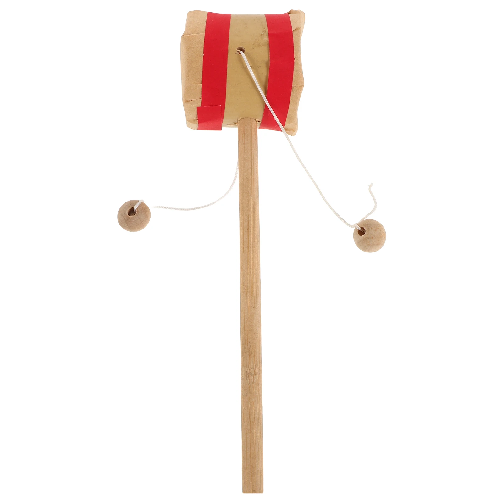 

1pcs Wooden Drum Handcrafted Baby Musical Instruments Montessori Children Drums Bamboo Bell Toys