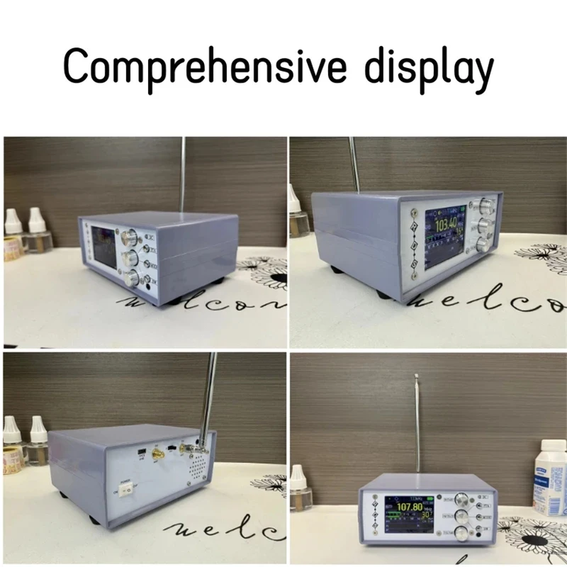 High Sensitivity Desktop TEF6686 Digital FM/AM Radio With Built-In Lithium Battery And AM Antenna