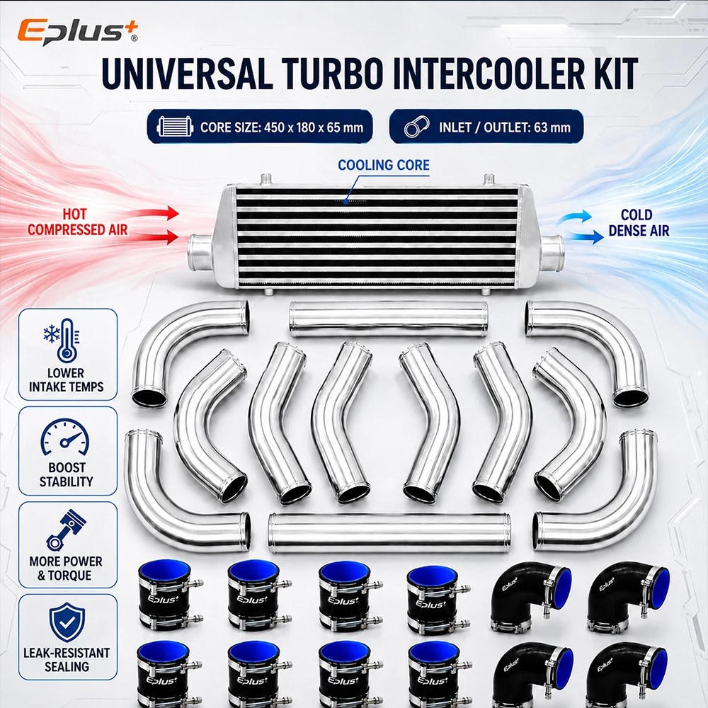 Système de refroidissement uni - Intercooler Piping Kit Aluminum 2.5 Inch avis et prix