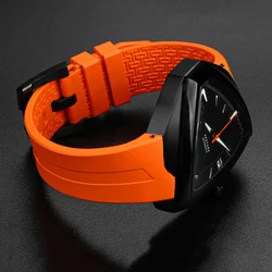 80th Anniversary Rubber Strap For Hamilton Adventure H24585331 H24551331 WaterProof Silicone Watchband Replacement Bracelet 20mm