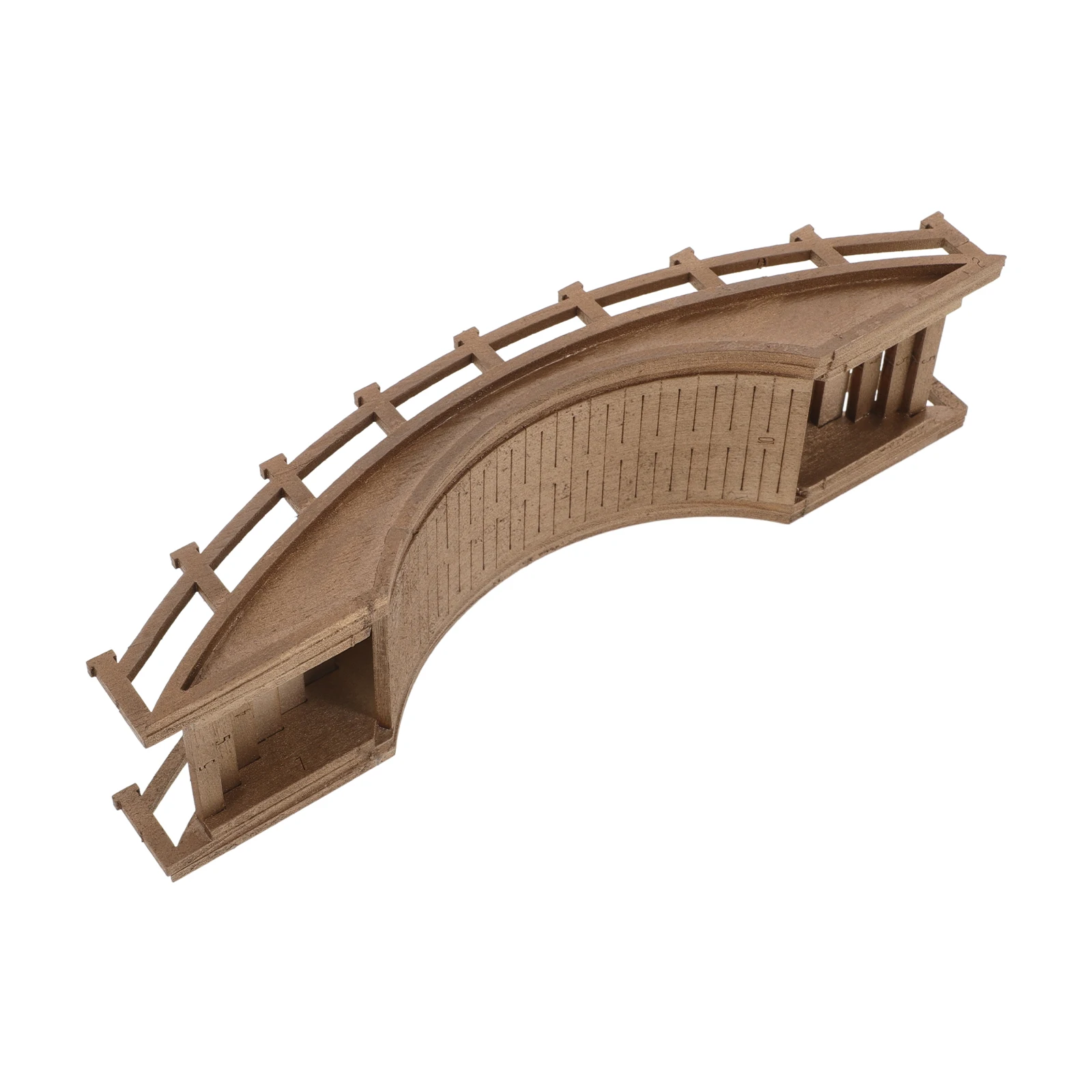 

Solid Wood Arch Bridge Mini Ornament for Micro Scene Decor Bridge Handmade Crafts Realistic Model Landscape