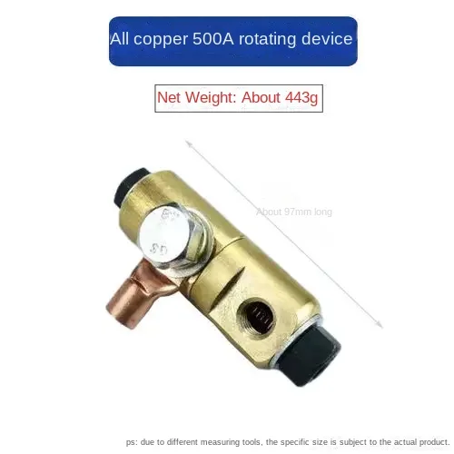 All-copper grounding clamp CG type universal swivel head body unit TIG welded