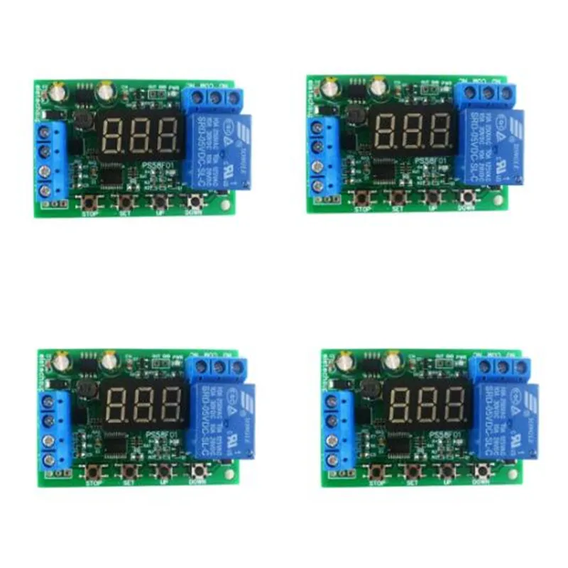 1pcs 4pcs PS58F01 Auto Cut Off DC 0-60V Battery Charger Discharger Undervoltage Overvoltage Protection Board 18650 Lead-Acid