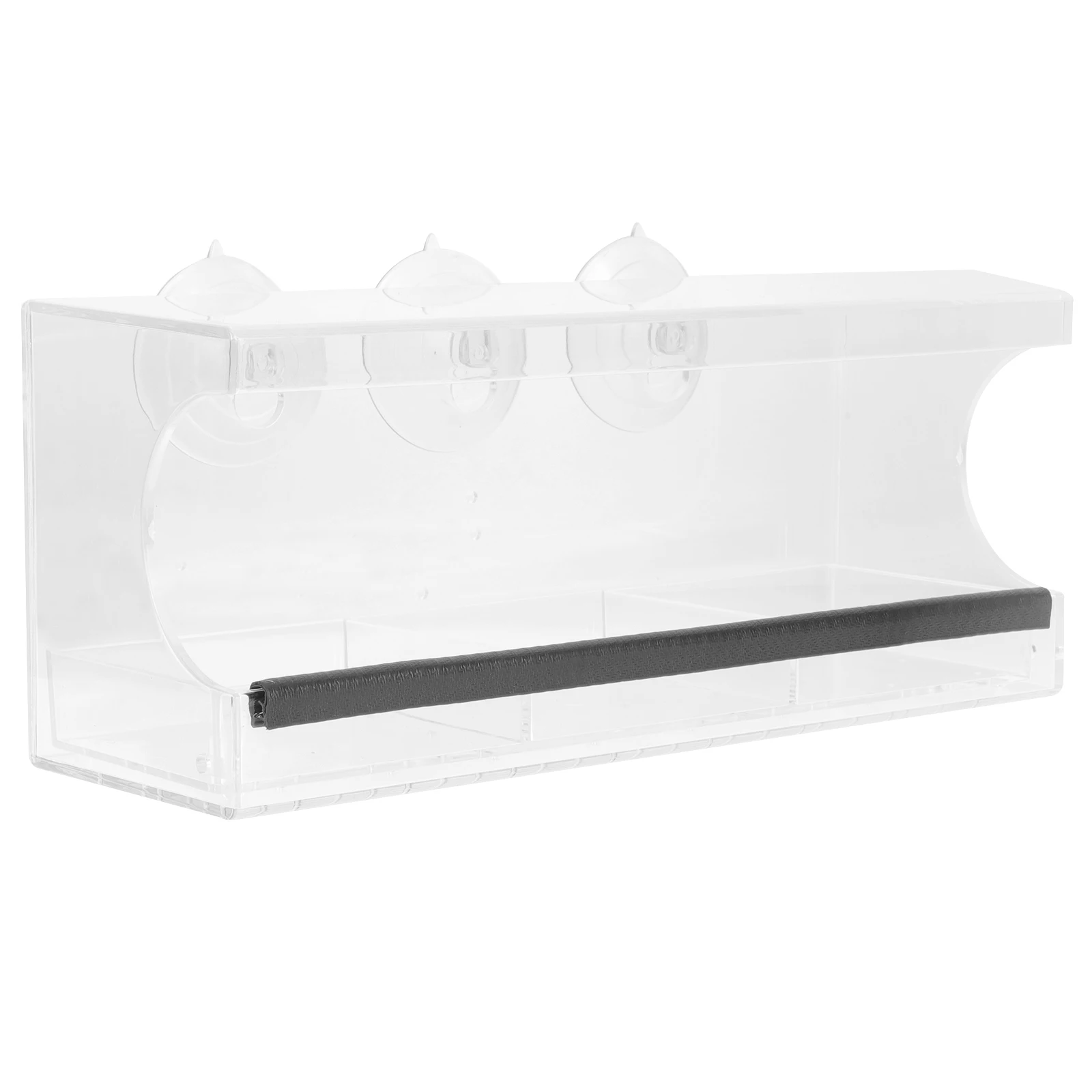

Clear Acrylic Feeder Window Bird Window Bird Feeders For Outside Box Cage Suction Cup Large Capacity Pet Supplies