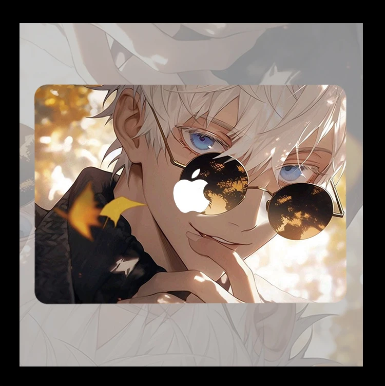 Concha Dura para Laptop Jujutsu Kaisen Anime Satoru Gojo Capa para Macbook Air m2 m1 Pro 13 14 16 Mac A2681 A2337 A2338 A2681