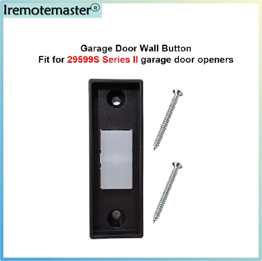 

Garage Door Wall Button Fits for 29599S Wired Series II Lighted Push Button Garage Door Opener