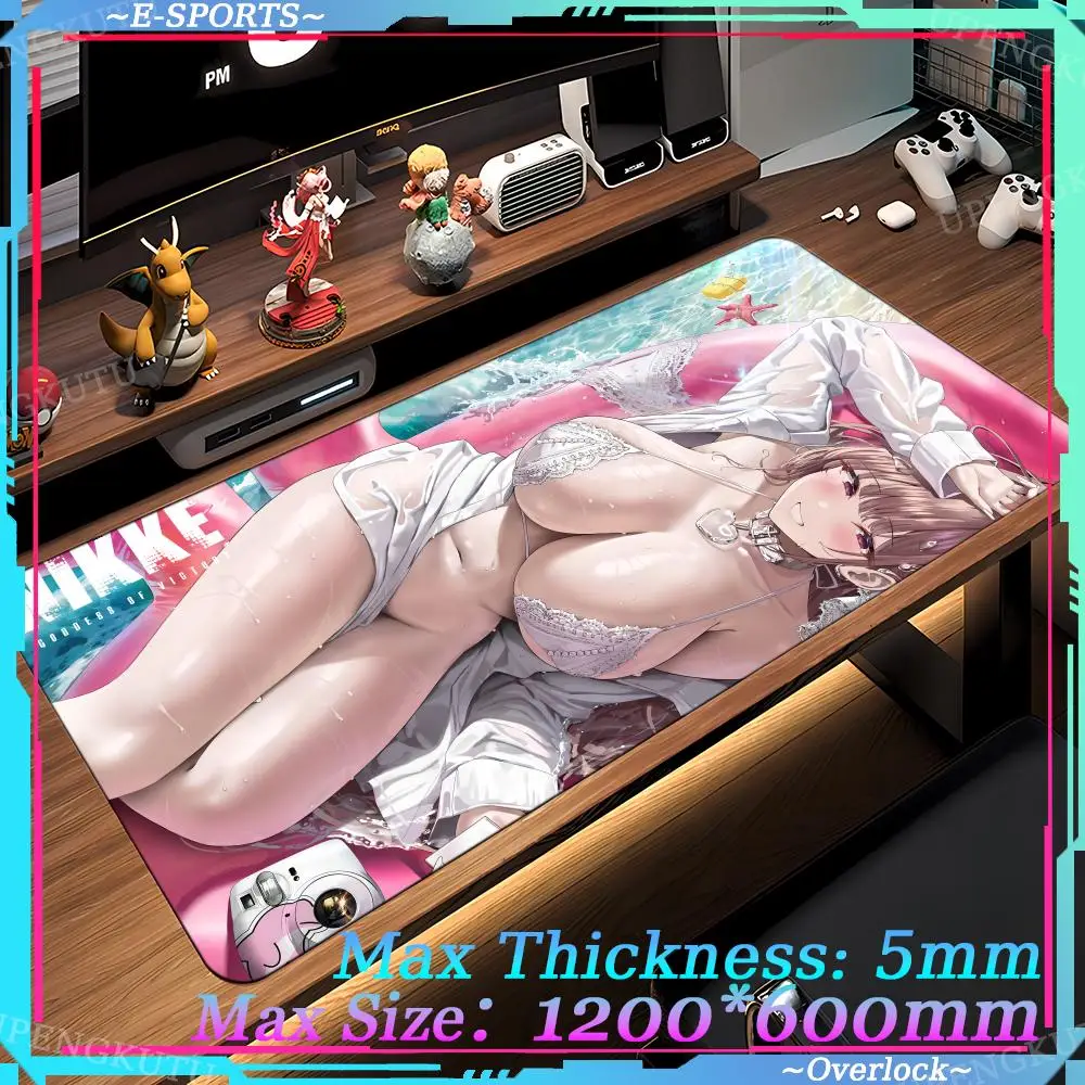 

Game G_Goddess Of V_Victory NIKKE office supplies anime sexy girl mouse pad oversized XXL game keyboard pad big breasts desk mat