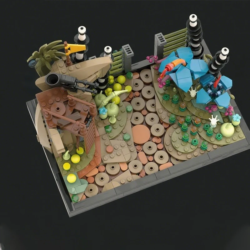 

665 шт. MOC Felucia Diorama заказ 66 звездные боевые строительные блоки Рождественский подарок образовательные поделки своими руками