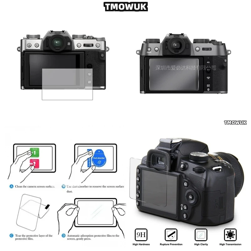 

For Fujifilm X-T50 XE5 XE-4 Tempered Glass Screen Protector 9H HD Clear Film