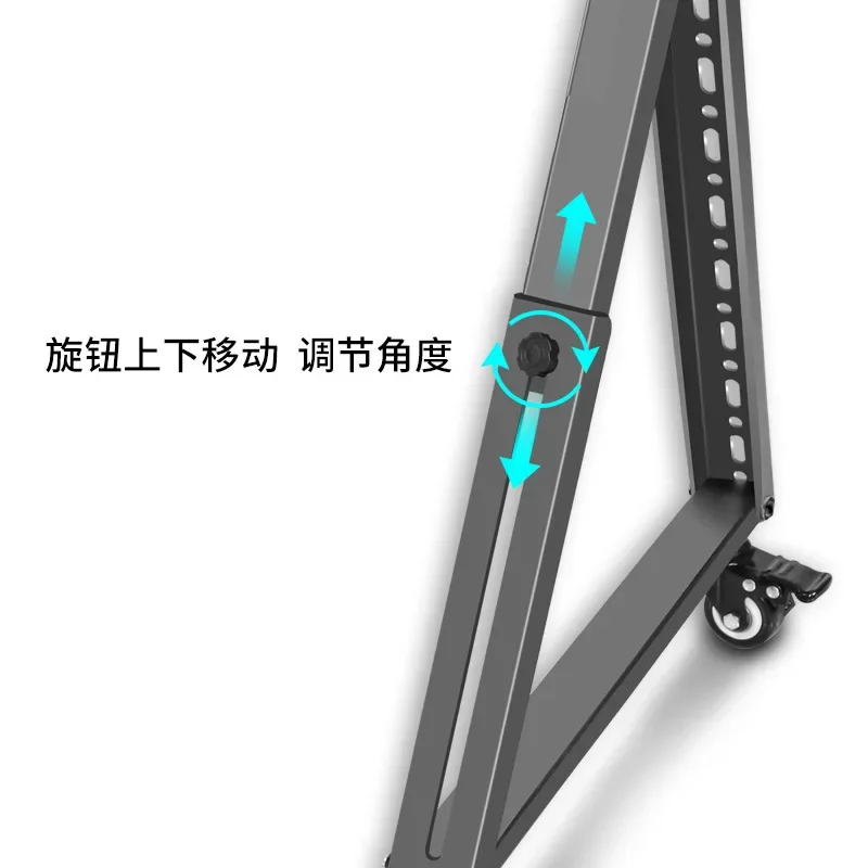 TV Stage Cart Mobile Stand Podium Teleprompter 32-70 inch Tripod TV - view 4