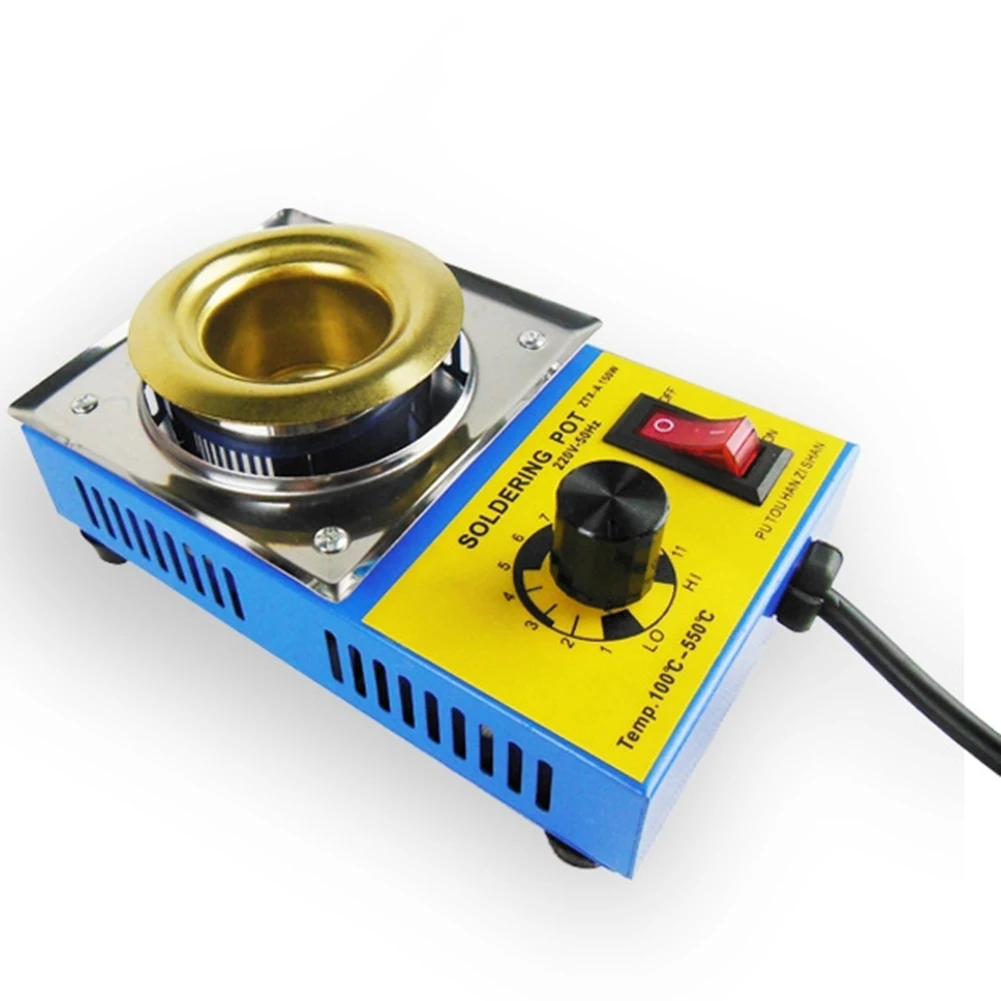 

Desoldering Tool Solder Melting Pot Bench-top Desoldering Multi Purpose Melting Pot Tools 100 550 C Adjustable