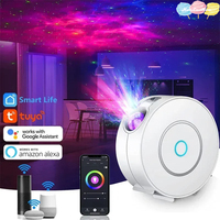 Tuya Smart LED Galaxy Projector Light Smart Life Star Projector APP Work With Alexa Google Home Colorful Starry Sky Night Light