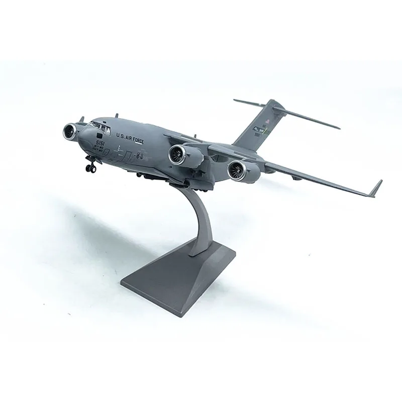 Diecast Metal Alloy 1:200 Scale U.S. Army C17 C-17 Replica Transport Aircraft Plane Alloy Model Toy For Collection