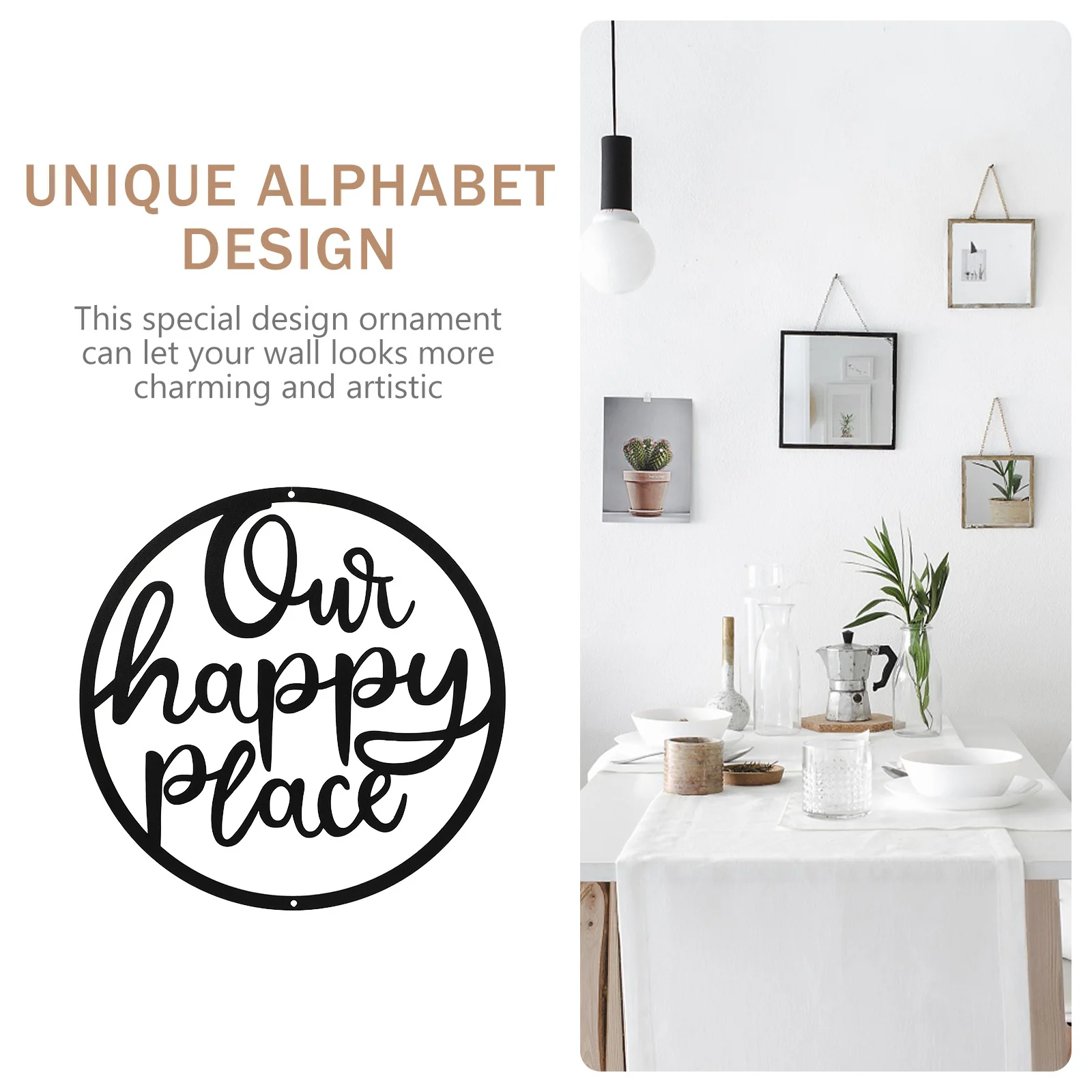 

1Set Iron Art Hanging Sign Rustic Style Creative Laundry Room Wall Hanging Pendant Home Decoration Living Room Pendant