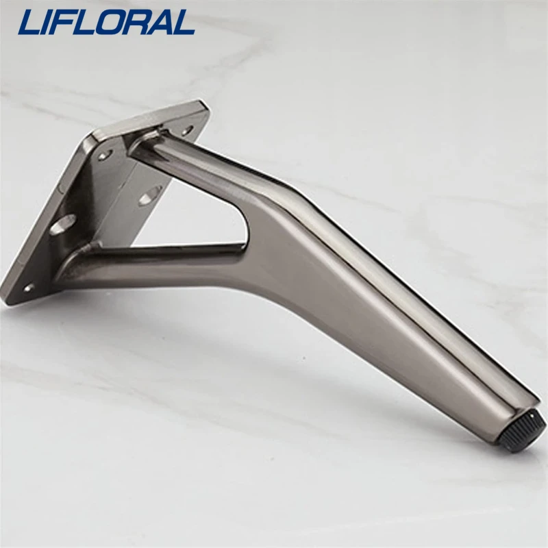 4pcs 15cm Y-Shape Metal Furniture Legs Modern Replacements Feet Heavy Duty Tapered Table Sofa Legs Couch Decorative Leg