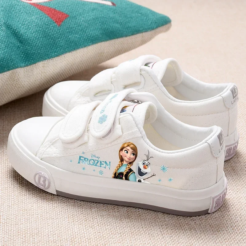 Cartone animato per bambini Elsa princess girl scarpe casual antiscivolo scarpe da ginnastica con suola morbida scarpe da corsa per studenti