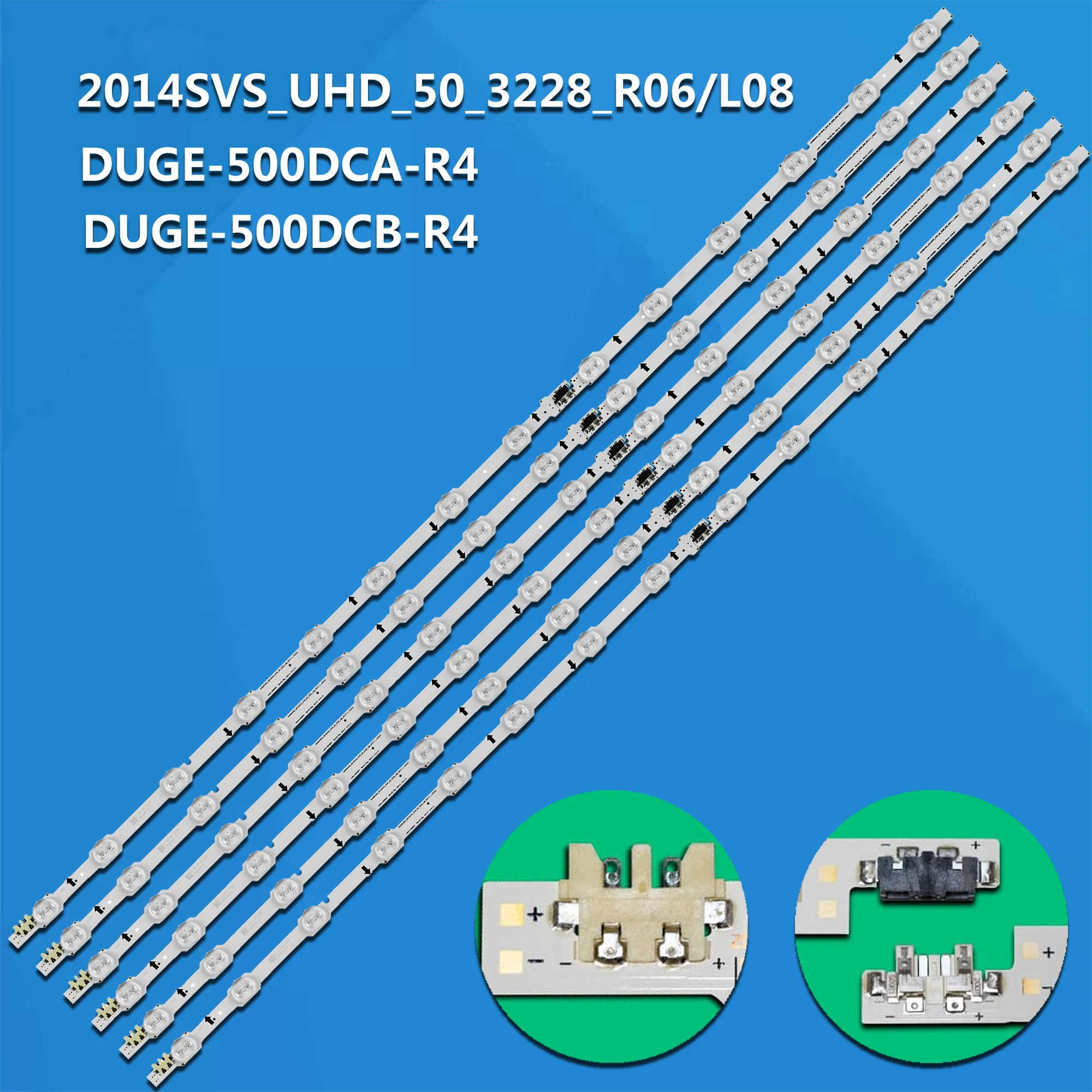

LED Backlight Strip DUGE-500DCA-R3 2014SVS_UHD_50_R06 L08 UE50HU6900 UN50HU6950F UE50HU7000 UE50HU6900S BN96-32178A BN96-32179A