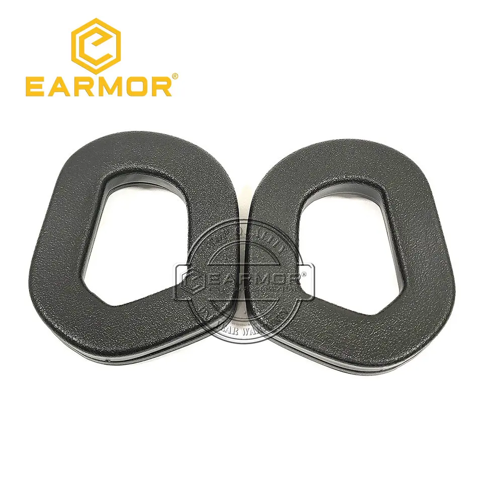 Ossmen-Earmor Headset Earmuffs, Preto Silicone Gel Almofada Almofada de Almofada, Acessórios Headset, Fit para M31, M32, M31H, M32H Headset, Par, S03