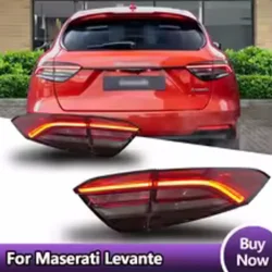 Car Taillight Lights For Maserati Levante 2016-2021 Tail Lamps Rear Turn Signal Brake Lights Car Accessories