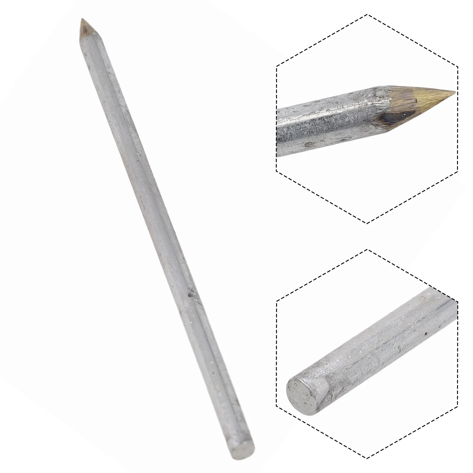 

1 Pcs Alloy Scribe Pen Carbide Scriber Pen Metal Wood Glass Tile Cutting Marker Pencil Metalworking Woodworking Hand Tools