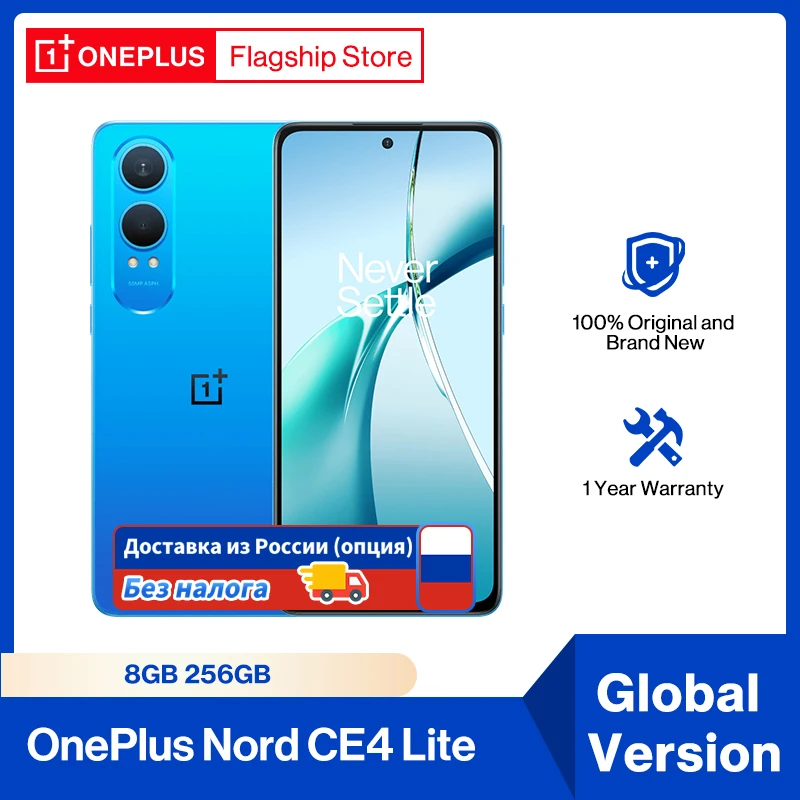 2024 Nuovo OnePlus Nord CE 4 Lite 5G Versione Globale 5500mAh Batteria 80W SUPERVOOC 50MP SONY OIS Fotocamera 120Hz Display AMOLED