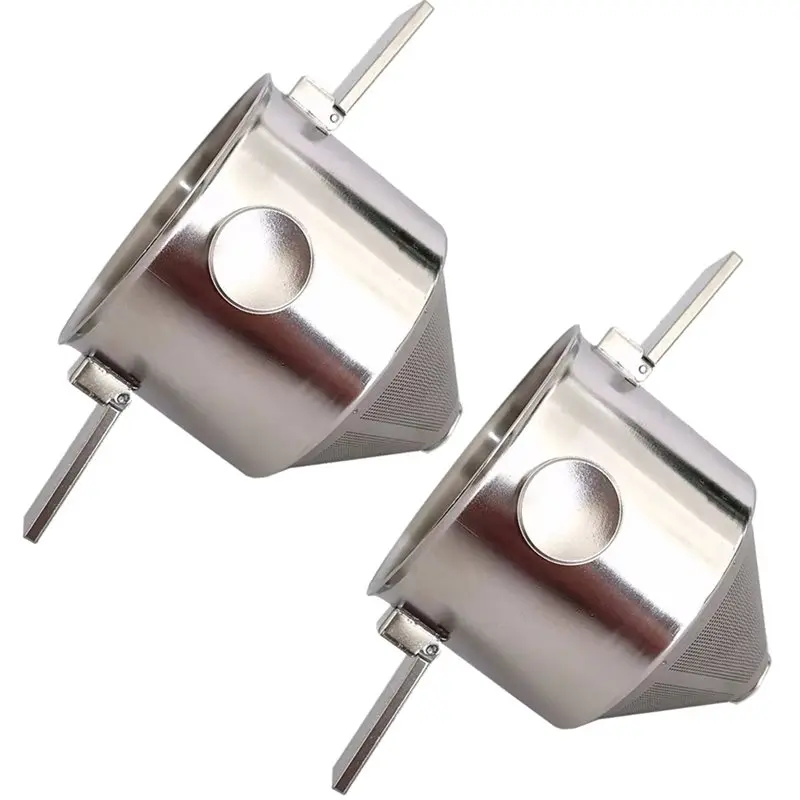 

B08B-Stainless Steel Reusable Coffee Filter Portable Hanging Ear Design For Office Travel Outdoor Convenient Use