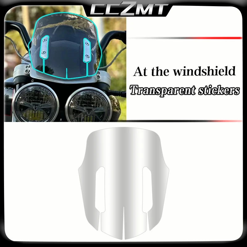 For Triumph Rocket 3 GT 3 gt Invisible car cover transparent body protection fuel tank film modification accessories