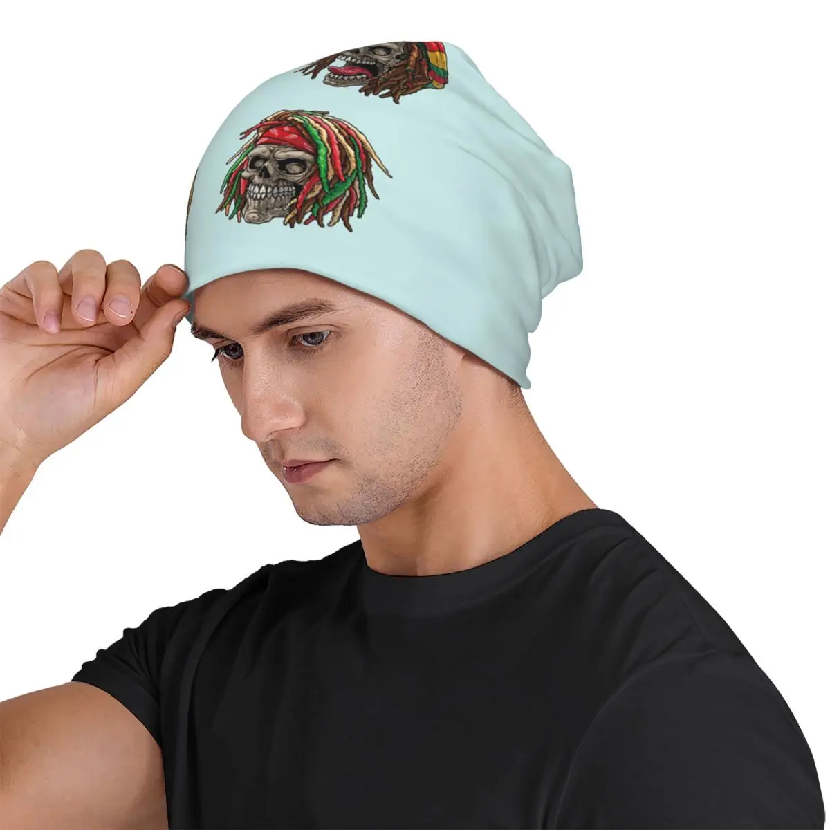 Jamaica Rasta Jamaican  Men Women Adult Beanies Caps Knitting Bonnet Hat Warm Hip Hop Autumn Winter Outdoor Skullies Hats view 4