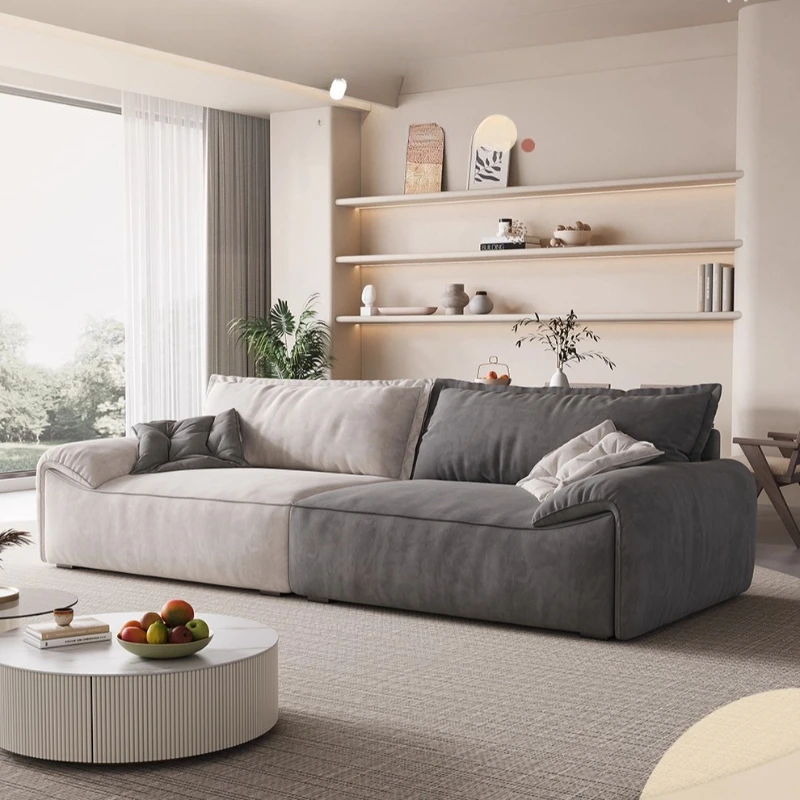 Minimalist Gray Living Room Sofas Designer Italian Individual Nordic Living Room Sofas Lounges Divano Soggiorno Home Furniture
