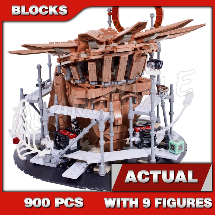 900pcs Super Fighter Spider Base Final Battle scaffold Sand Fortress 70106 Building Blocks Sets Compatible With Model