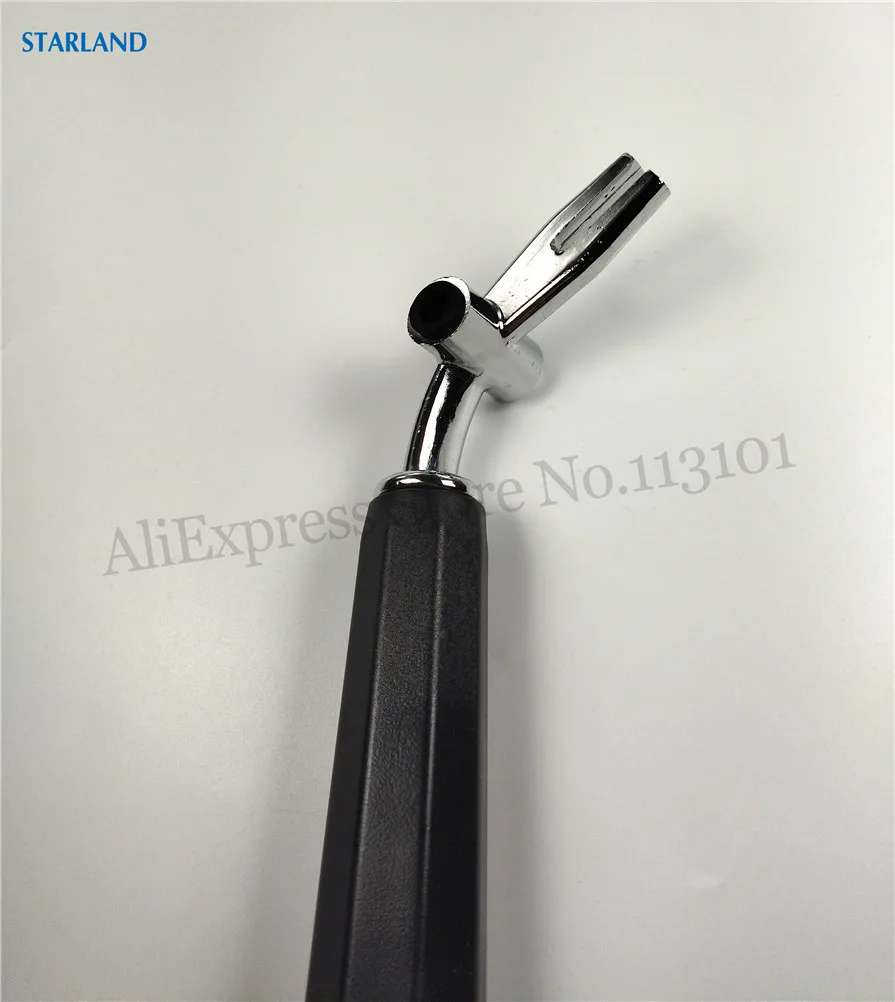 1 Piece Hand Shank Black Color Handle Hexagon Shaped Shank Accessory New Part For Soft Ice Cream Machines Fitting