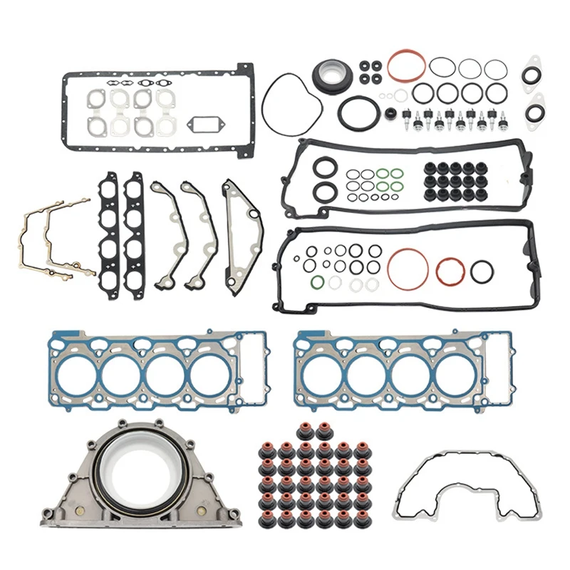 Cylinder Head Engine Valve Cover Gasket Set Accessories For BMW 5 6 7 X5 Series E60 E61 E63 E64 E65 E66 E67 E53 4.4L 11127518017