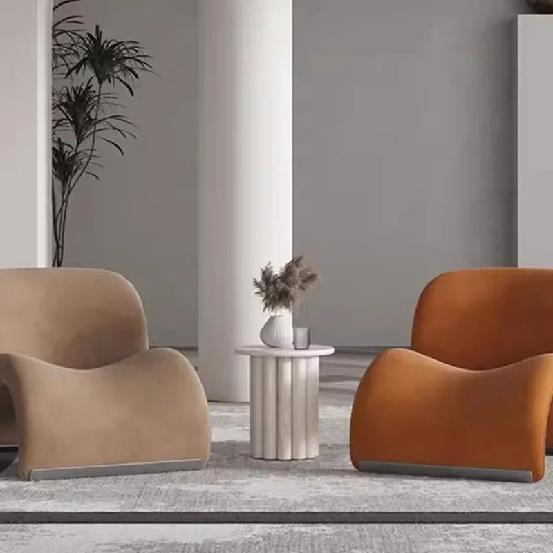 Nordic Luxury Living Room Chairs Simple Modern Vintage Ergonomic Living Room Chairs Vanity Designer Silla Nordica Furniture image 3