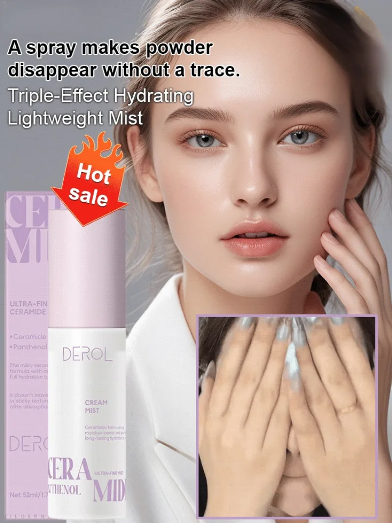 Serum Triple Action Makeup Base Liquid Fine Pore Light Mist Hydrating Moisturizer Traceless Fine Mist Cream Ceramide Serum