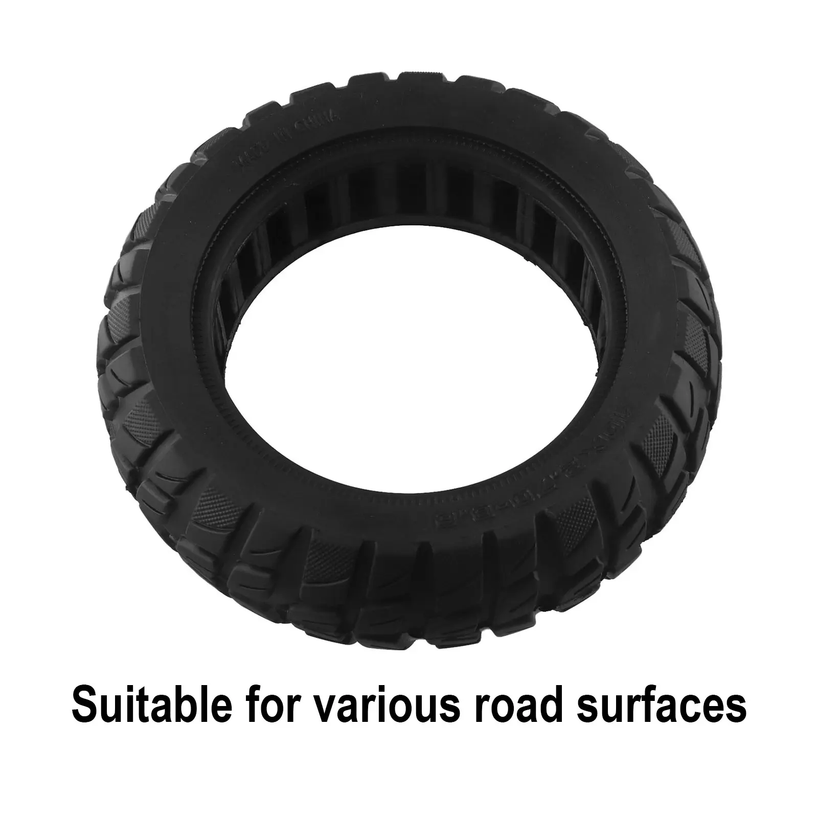 1 PCS 10x2.7-6.5FB Scooter Tire Wear-resistant Rubber Thickened Pattern Anti-skid Tire Scooter Parts & Accessories