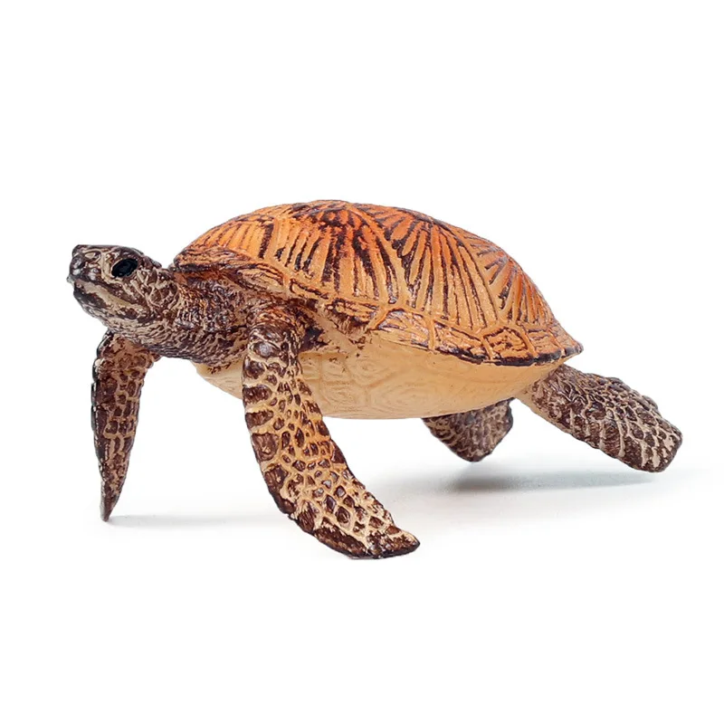 Children's cognitive simulation turtle solid ocean world biological animal mini turtle toy model