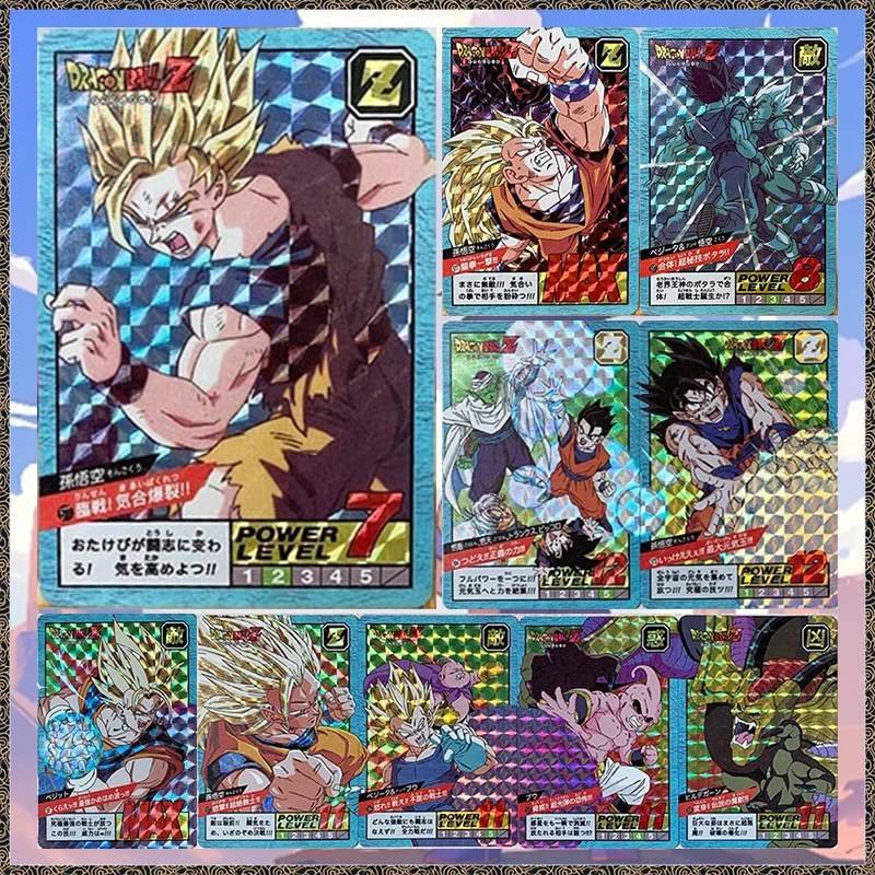 Anime Dragon Ball DIY ACG Battle Game Bejita Yonsei Son Goku Trunks Piccolo Majin Buu Collectible Cards Birthday Toy Gift