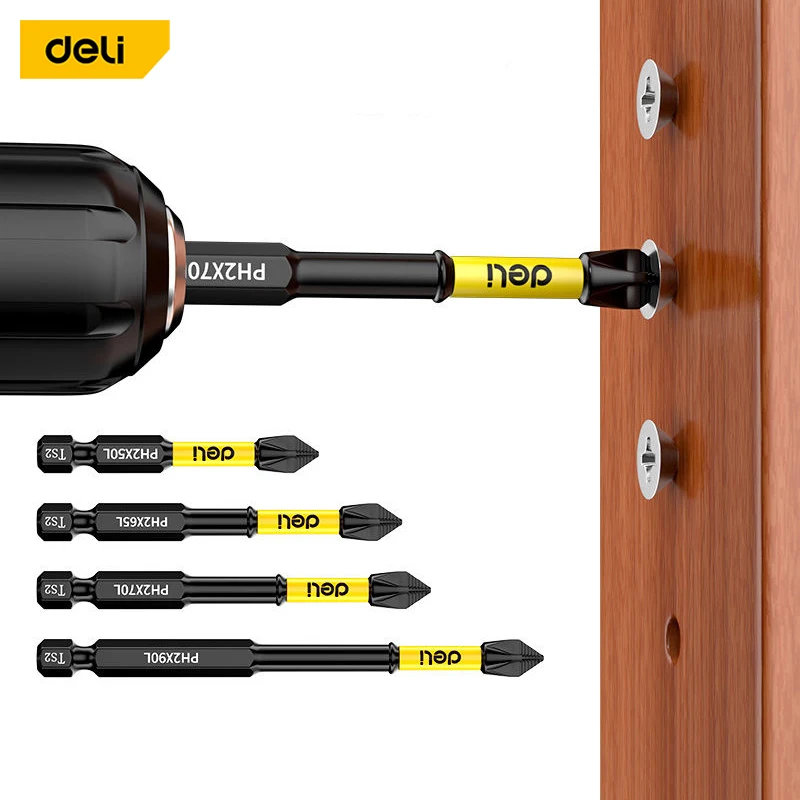 Non-slip Cross Screwdriver Magnetic Batch Head High Hardness PH2 Screwdriver Bit Screw Driver Impact Drill Bit Hand Tools