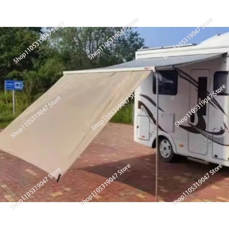 Outdoor Car Side Slide Awning Retractable Car Side Awning RV Expansion Side Canopy Oxford Fabric