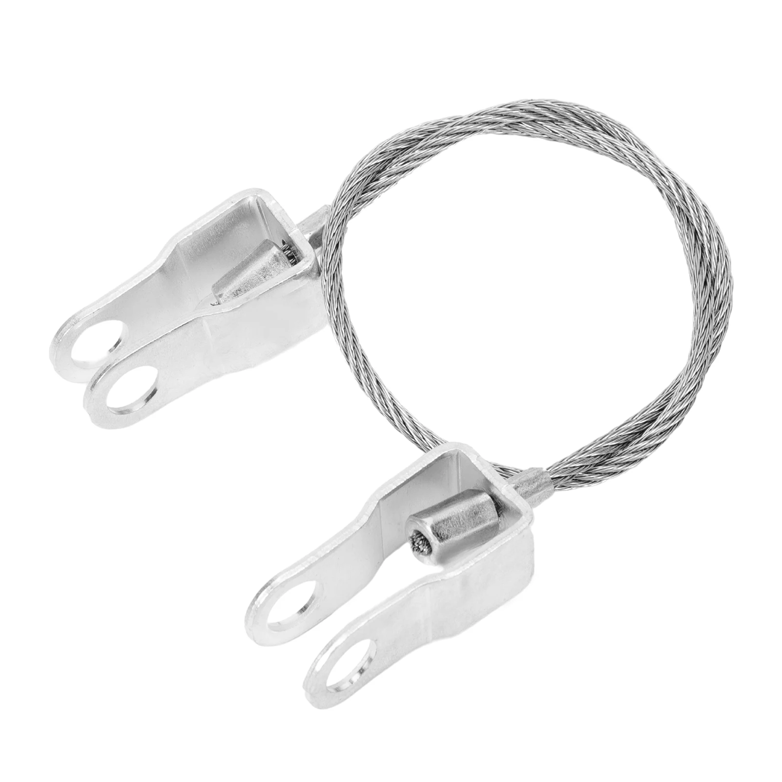 

Front Right/Left Side Stainless Steel Cable Safety Catch Lock Line 15146196 for Hummer (2003-2009) H2 6.0L/6.2L engine