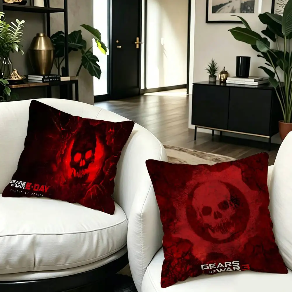 G-Gears Of War Cushion Cover Pillow Cover Decor Pillowcase Printed Cushion Case for Couch