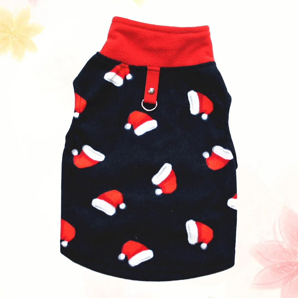 

Christmas Pet Hat Size Warm Breathable Dog Clothes Autumn Winter Outfit Comfortable Stretchy Dog Winter Costume Pet