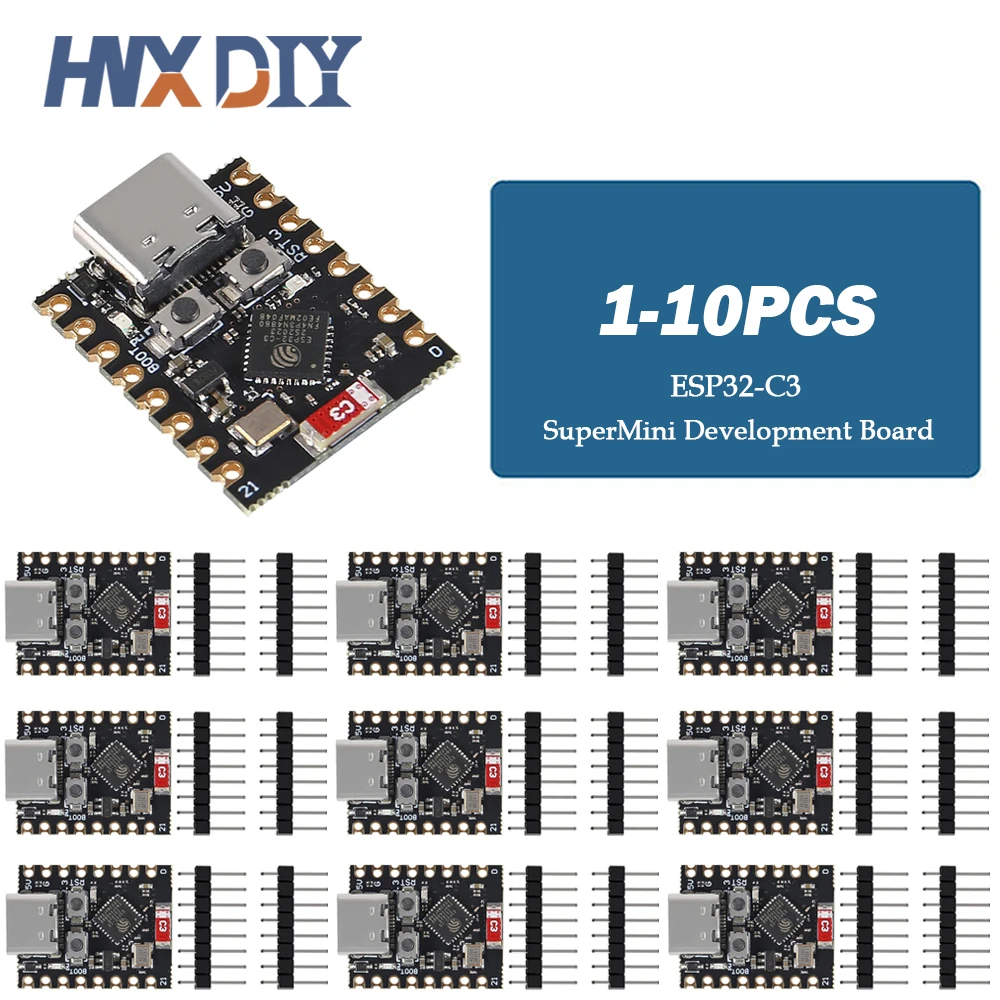 1-10PCS/ESP32 C3 Development Board Modules Mini Wifi BT Bluetooth Module Processor RISC-V ESP32-C3 SuperMini 4M flash Type-C