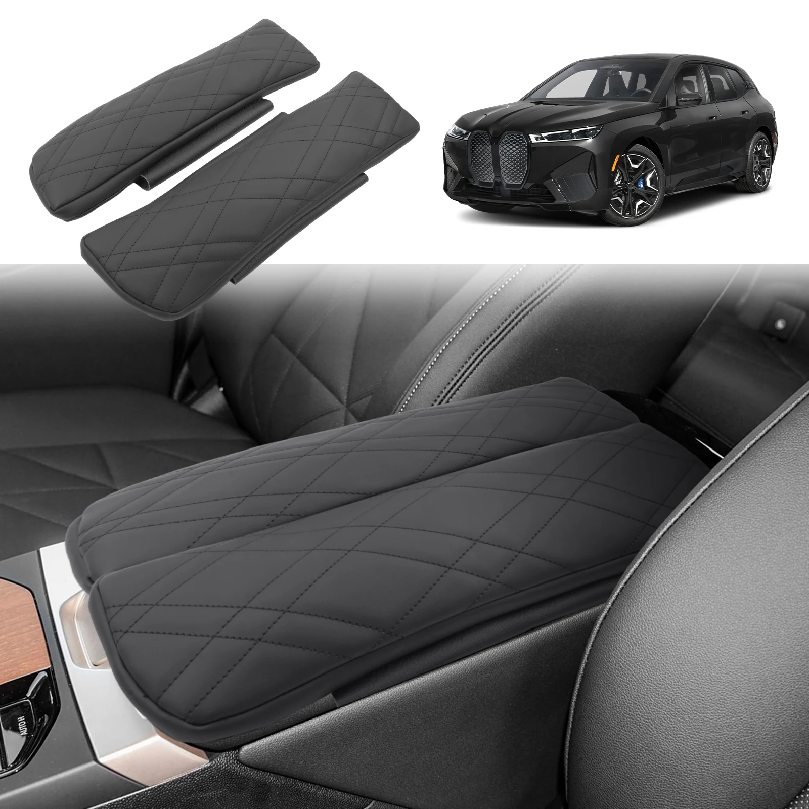 

RUIYA Car Central Control Armrest Pad for BMW iX I20 Elektro EV 2022 2023 2024 2025 Auto Interior BMW iX I20 2025 Accessories