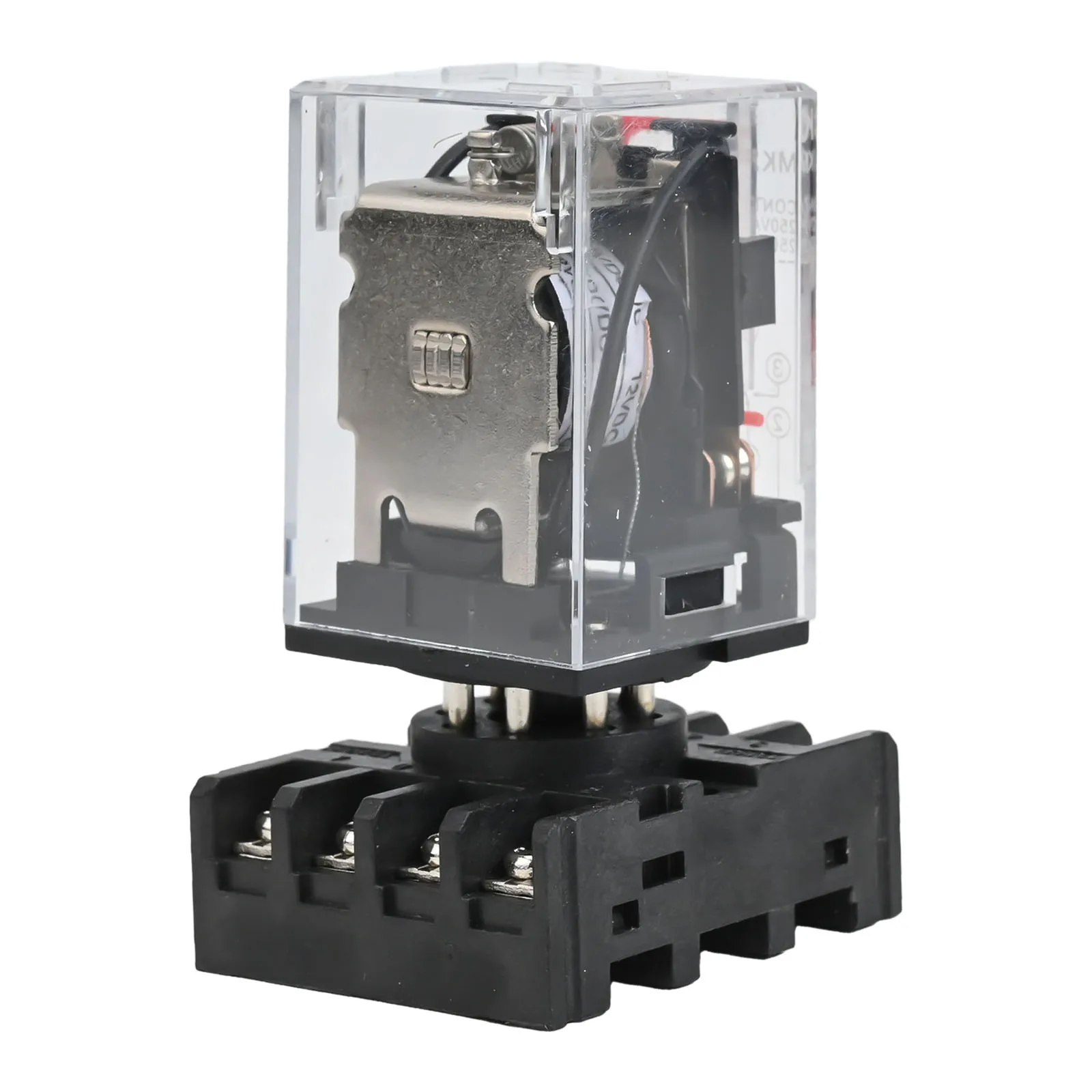 8 Pin Relay With Indicator Led Protection DPDT Relay As Show MK2P-I Relay AC220V Coil Voltage DC12V Coil Voltage