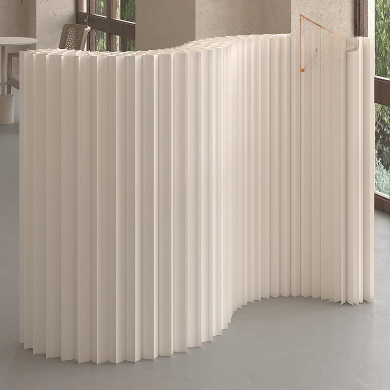 Paper screen partition false wall, office living room partition live stream background wall